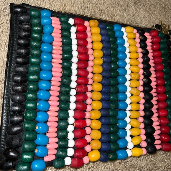 NWOT Hand beaded anthropology clutch bag handbag - Picture 3 of 7